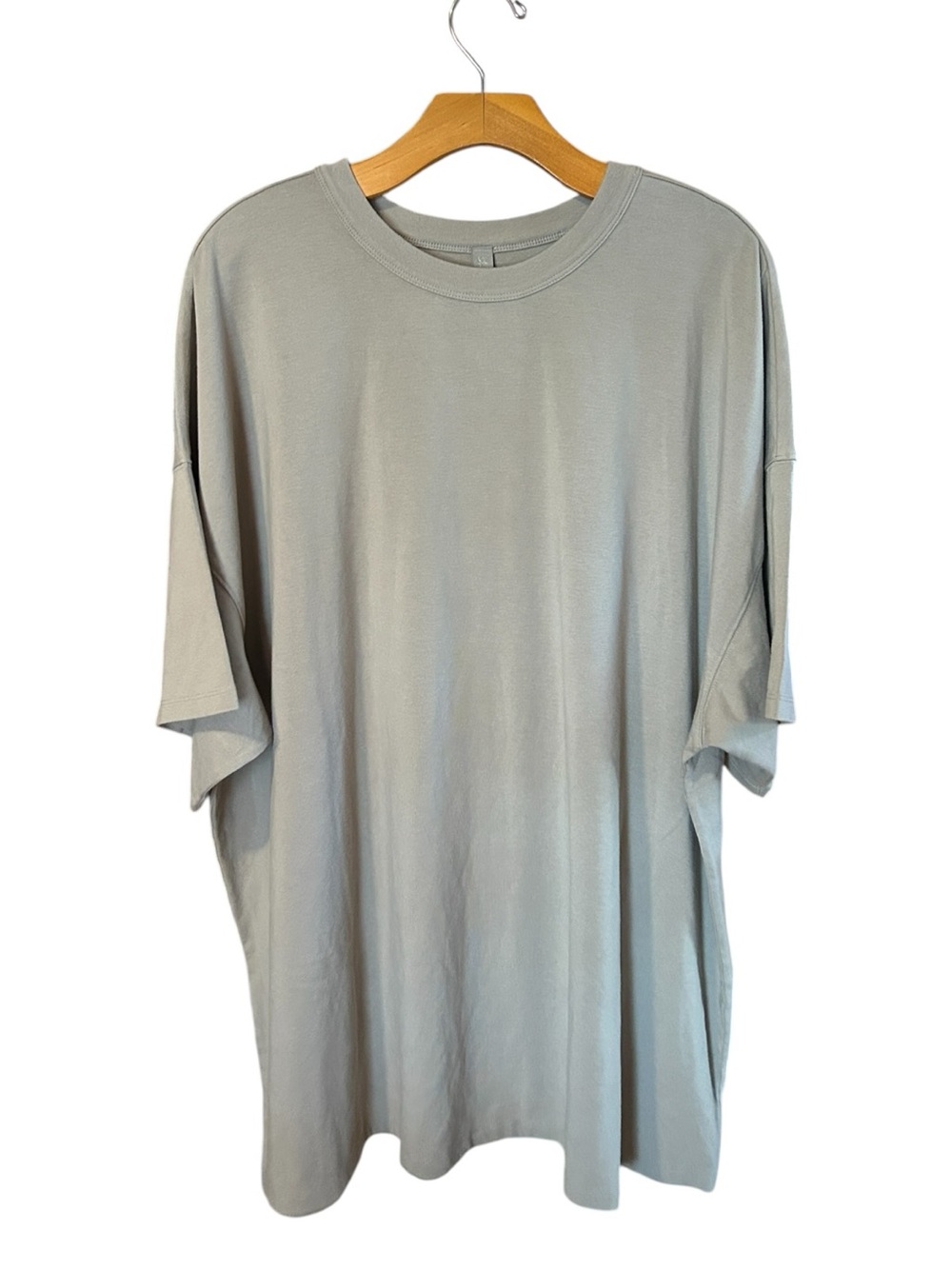 NWT Skims Heavyweight Cotton Tee Shirt Top Taupe/Green Size XL